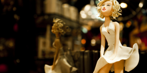 Marilyn en pâte à modeler