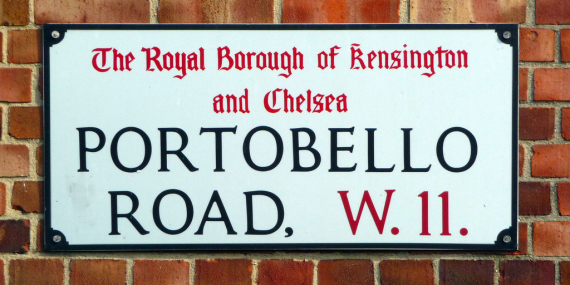 plaque de portobello road londres